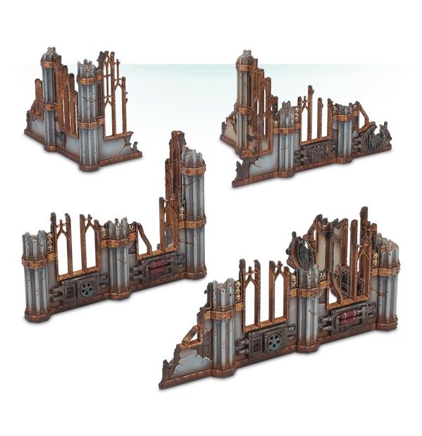 X1 Sector Imperialis – Décors Plastique Warhammer 40K – Livre De Règles/accessoire – P-00EQV