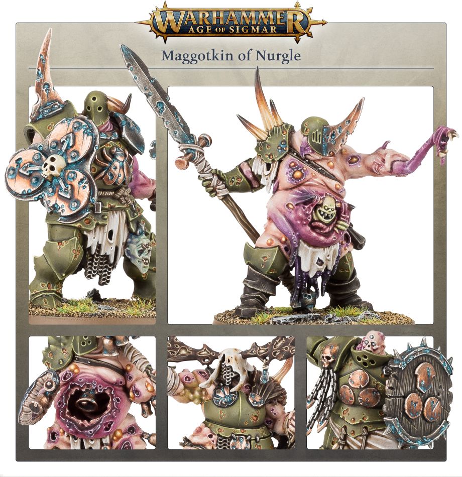 Warhammer Maggotkin of Nurgle モータル セット Maggotkin of Nurgle | Warhammer: Age of Sigmar | Gry Bitewne