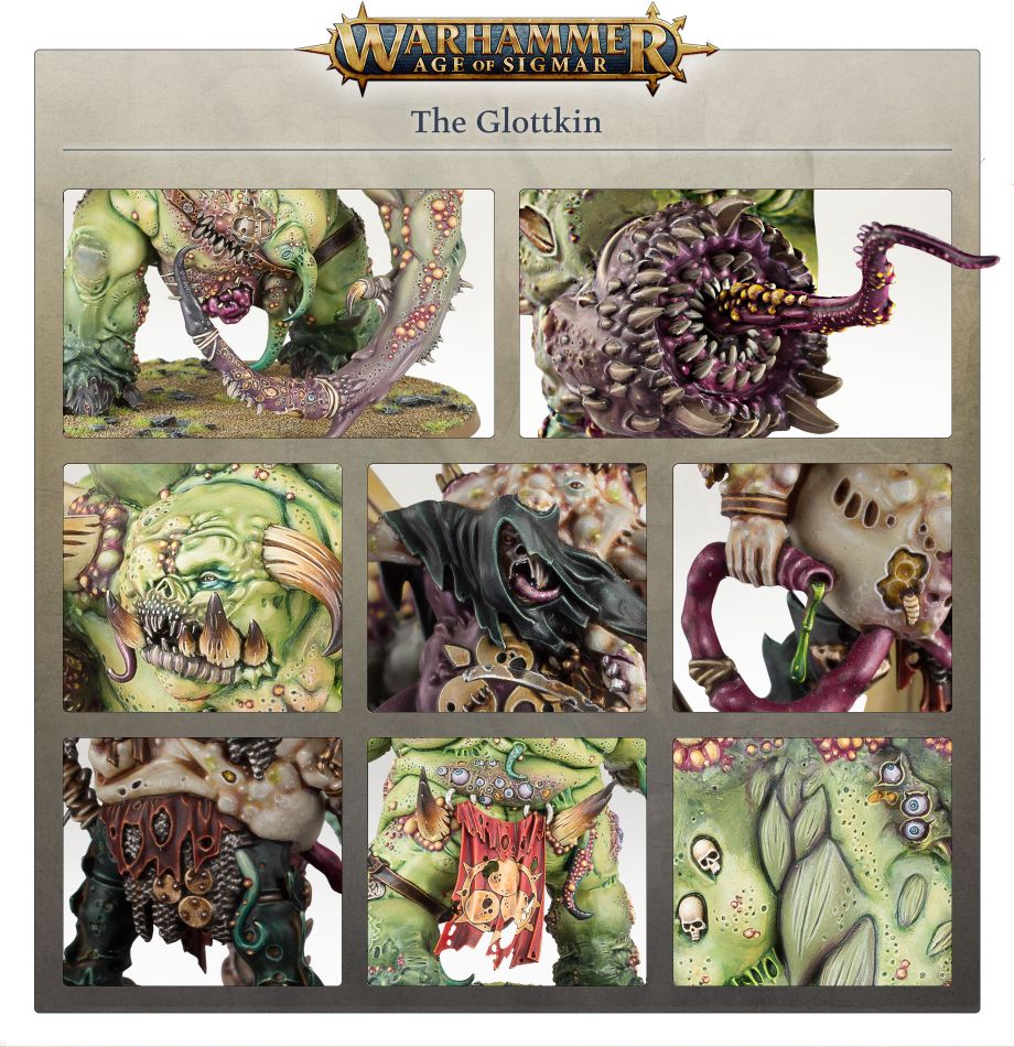 その他 Warhammer Age of Sigmar The Glottkin Warhammer: Age of Sigmar - Nurgle Rotbringers - The Glottkin