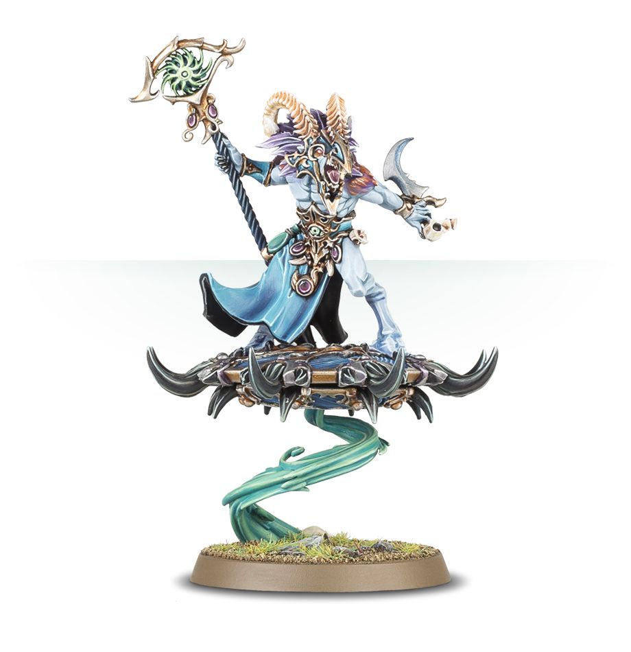 miniatures - Warhammer Age of Sigmar - Spearhead: Disciples of Tzeentch – Tzaangor Warflock – detail 1