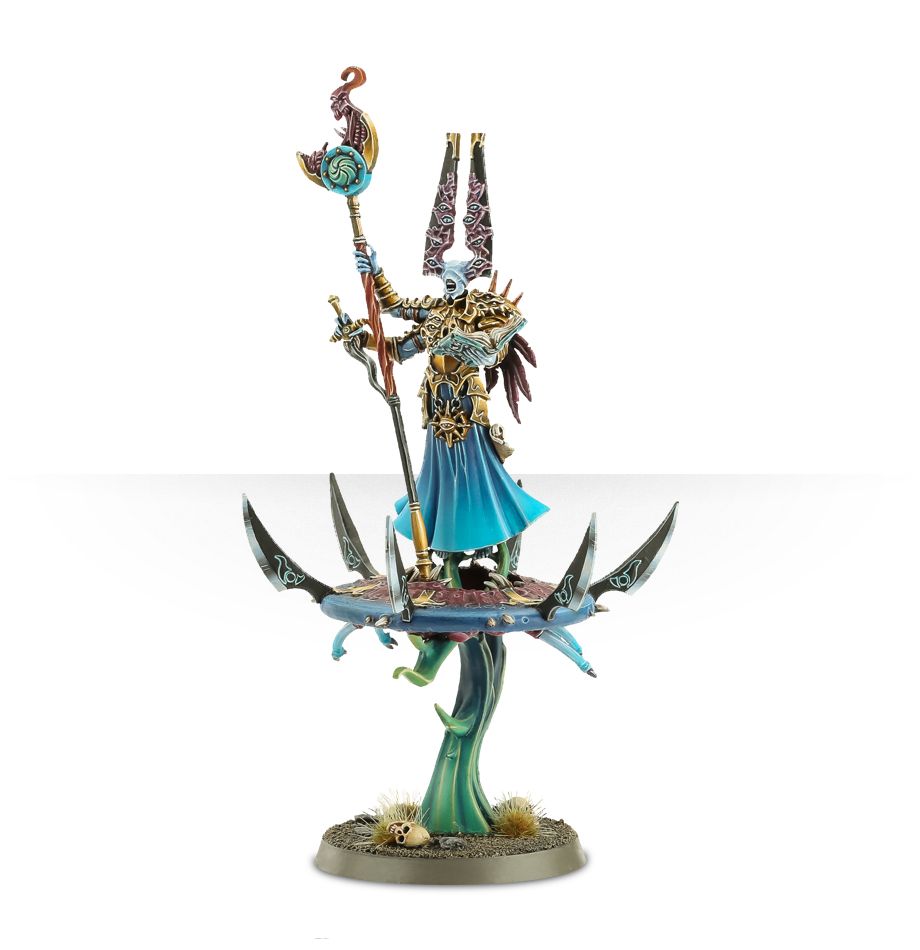 Gaunt Summoner on Disc of Tzeentch – detail modelu