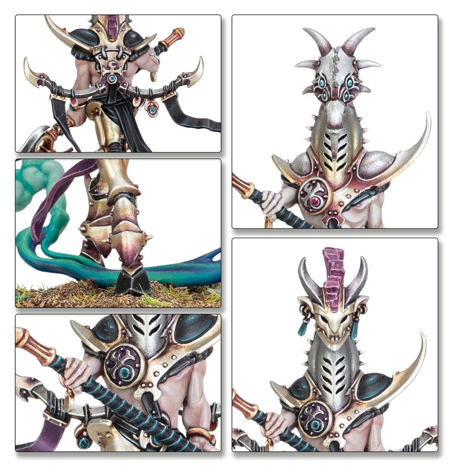 Side profile view showing armor details