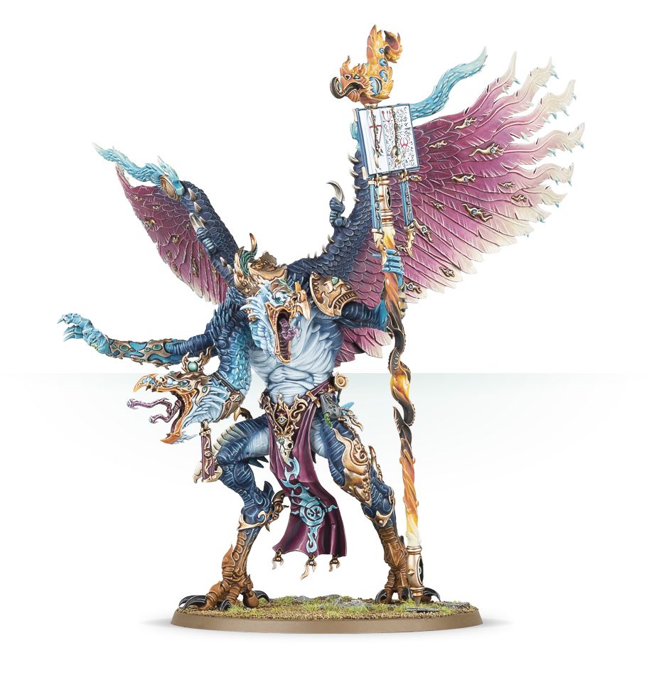 miniatures - Warhammer Age of Sigmar - Battleforce: Disciples of Tzeentch – Warpflame Cavalcade – box a obsah (1)