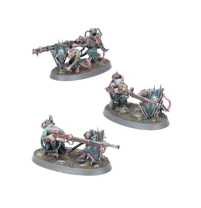 Warhammer Age Of Sigmar – Skaven Warplock Jezzails, Equipo De Francotiradores De Infantería Para Montar Y Pintar