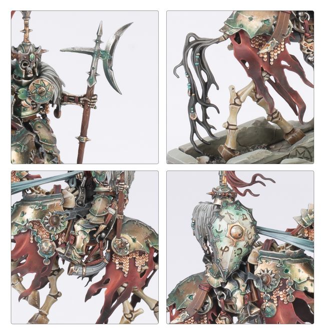 Warhammer - Revenants Sur Montures Squelettes - Figurines Métal Et Plastique - Rare
