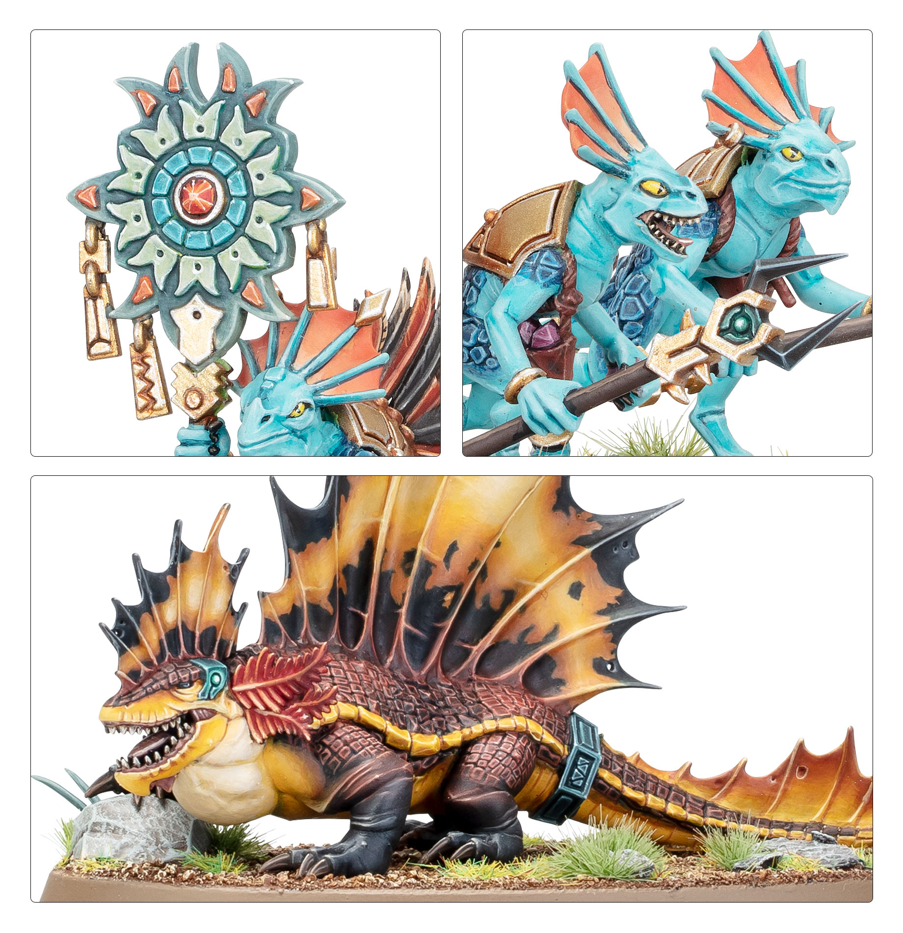 Spearhead: Seraphon – Sunblooded Prowlers
