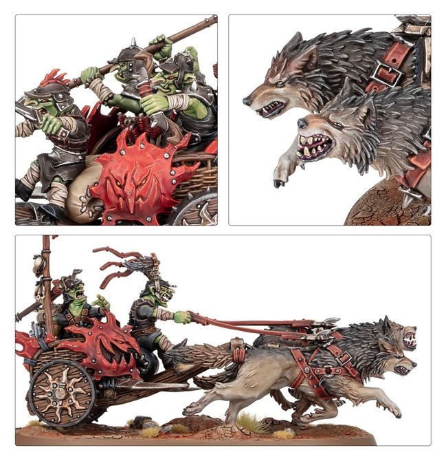 Joc De Societate Cu Miniaturi Warhammer Age Of Sigmar, Squig Hoppers Gloomspite Gitz Games Workshop Extensie 140 Piese 89 44