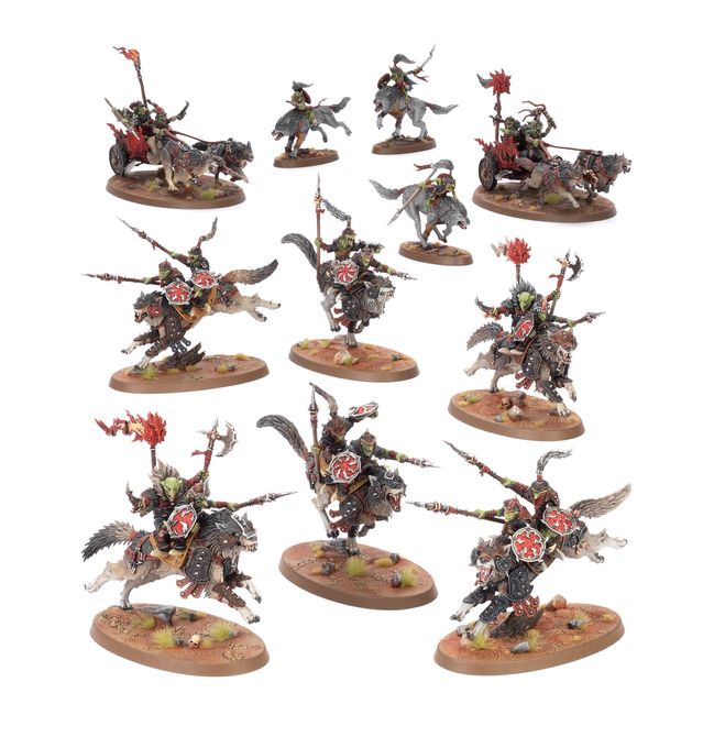 Gloomspite Gitz : Chevaucheurs de Grognecrocs main image 1