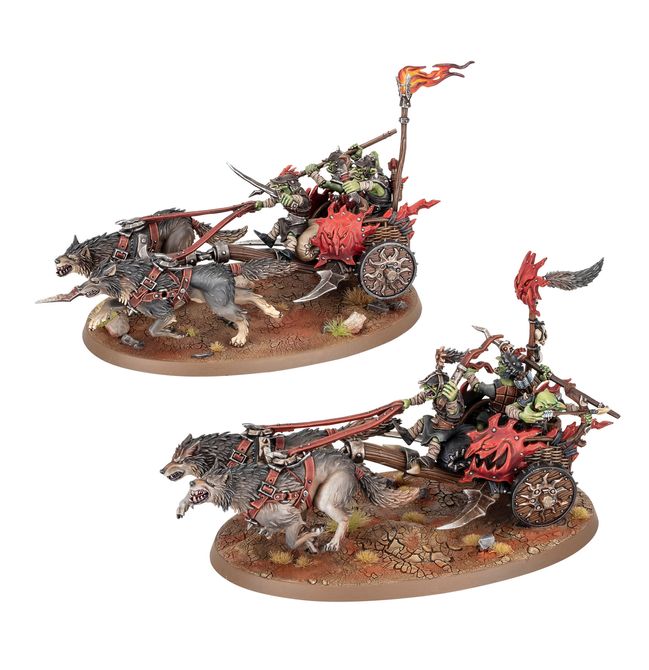 Chariot Gitmob Sunsteala Wheelas Pour Warhammer Age Of Sigmar - Nouveau, Sous Blister