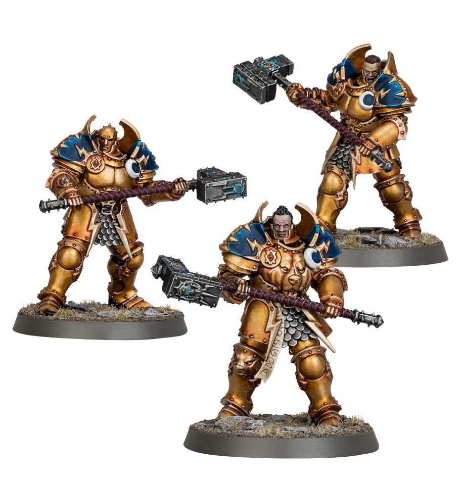 Stormcast Eternals Annihilators with Meteoric Grandhammers