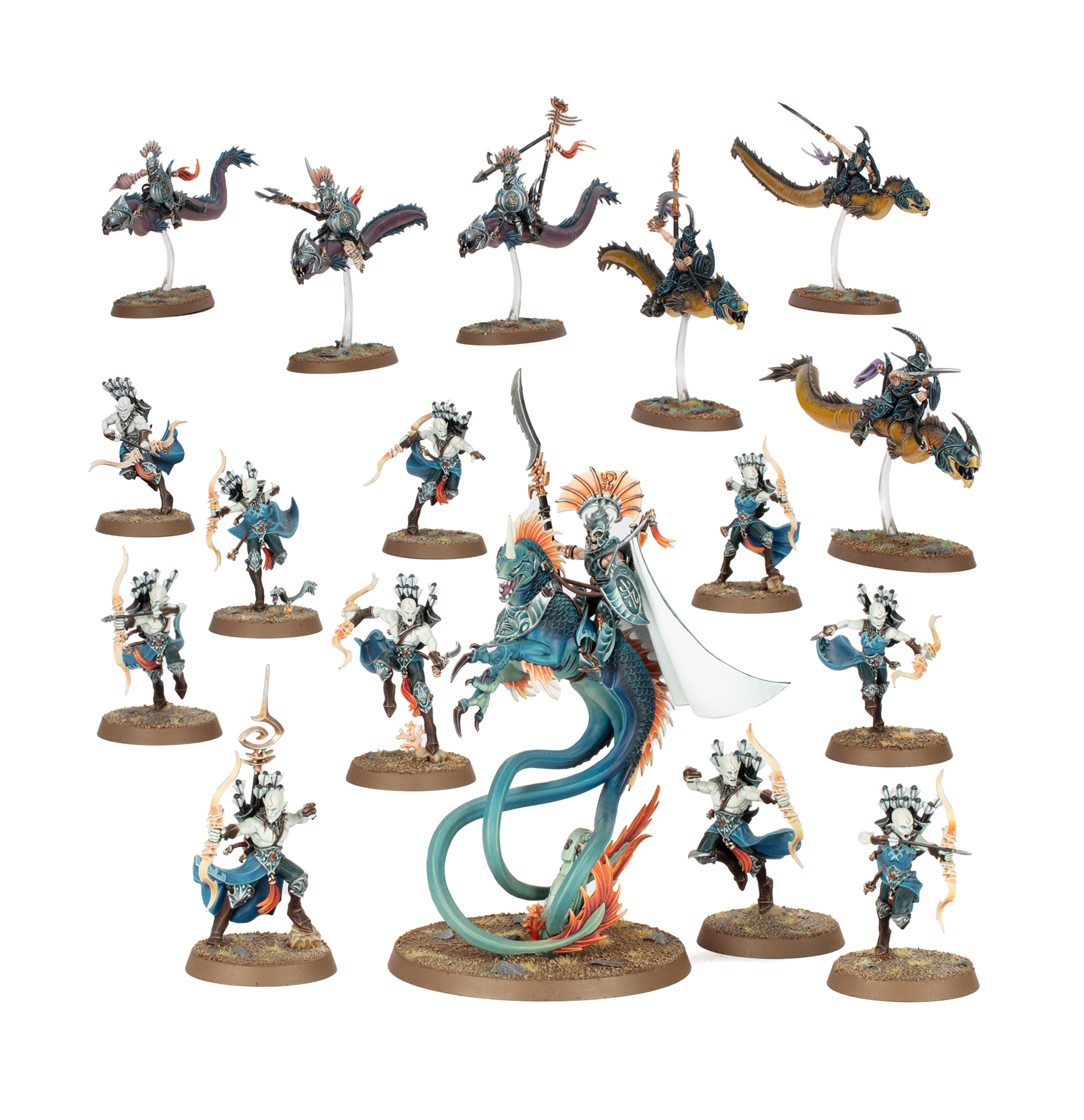 warhammer Idoneth Deepkin ジャンクセット 99120219024_IDAkhelianTideGuar