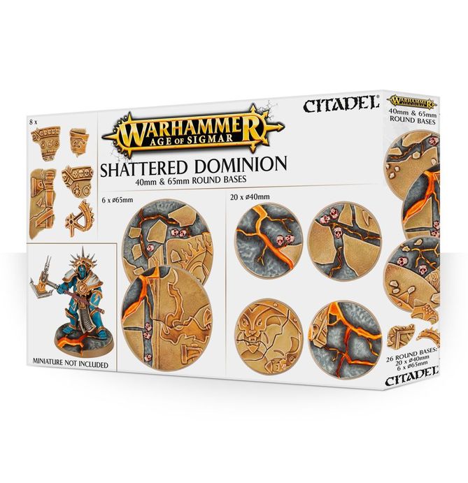 Shattered Dominion 40 & 65mm Round Bases 