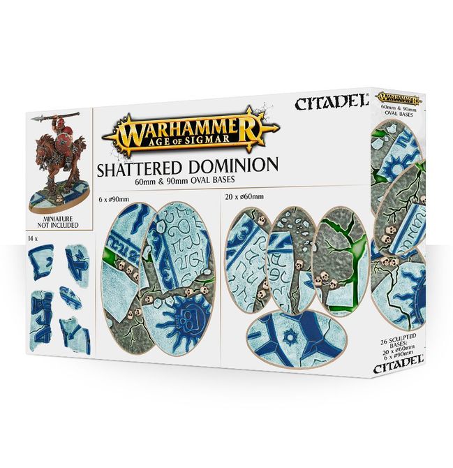 Shattered Dominion 60 & 90mm Oval Bases - view 4