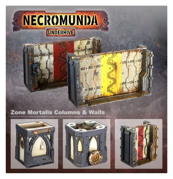 Necromunda Zone Mortalis Columns and Walls