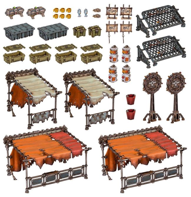 Zone Mortalis: Underhive Market - view 1
