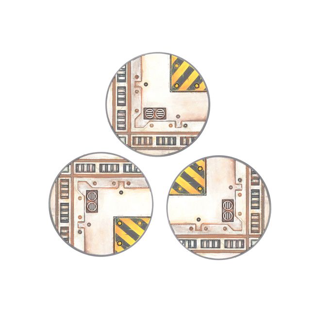 Warhammer Necromunda 50mm Bases - view 1