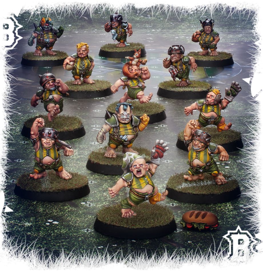 ミニチュアゲーム　ブラッドボウル・セヴンス・ゲーム用の両面ピッチ兼ダグアウト (Blood Bowl Sevens Pitch) [202-17] Sevens Pitch: Double-sided Pitch and Dugouts for Blood Bowl