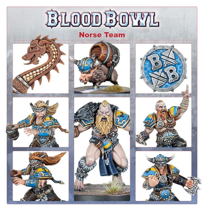 Norse Blood Bowl Team Norsca Rampagers