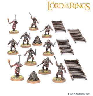 Games Workshop Uruk-Hai Scouts – Lord Of The Rings / The Hobbit Miniatures (NEW, Unassembled)