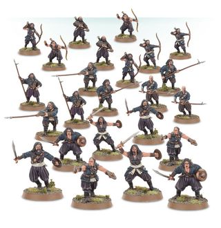 x24 Guerriers du Rohan Plastique Warhammer SdA | P-00KDC