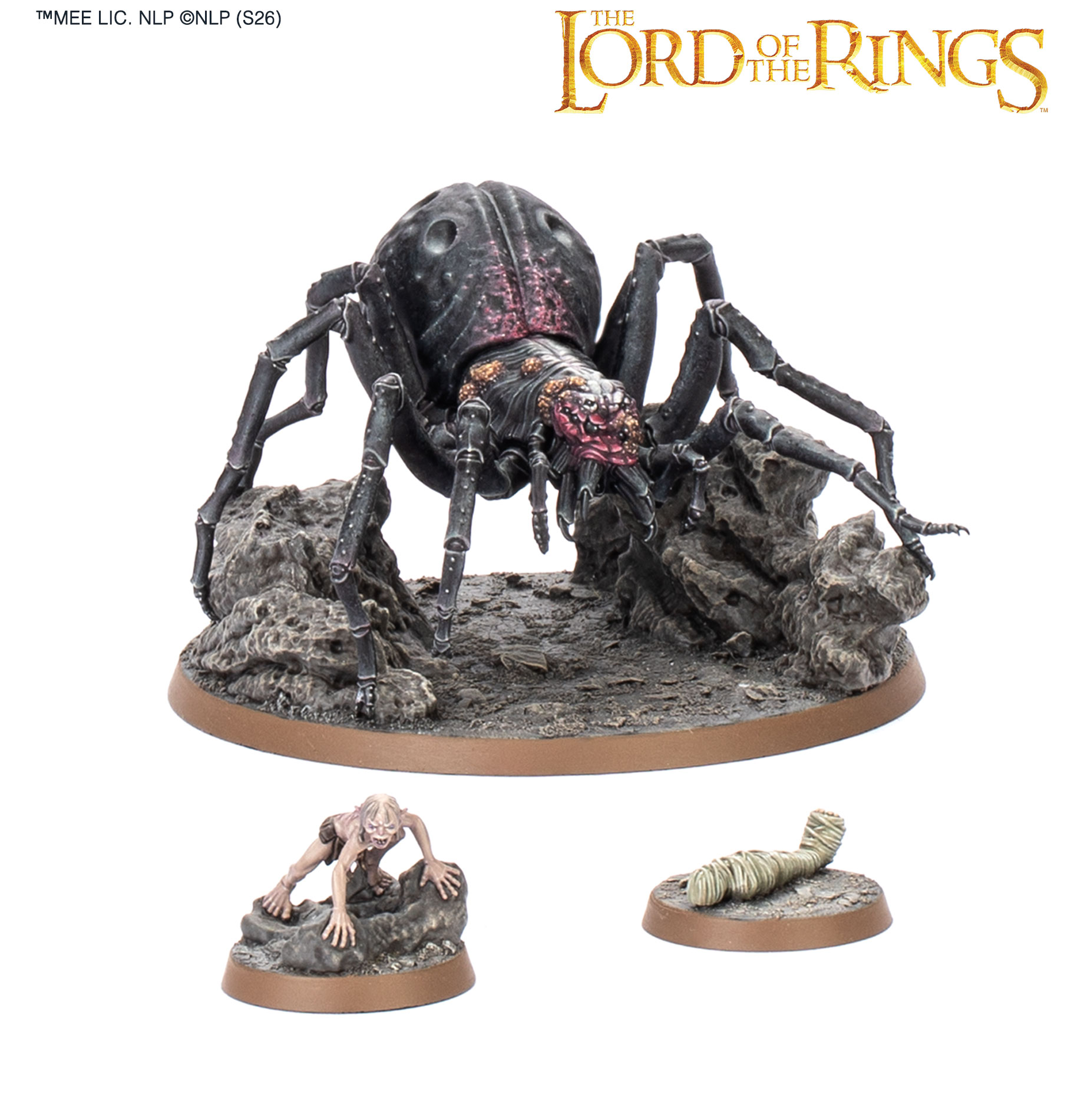 The Lord of the Rings - Middle-Earth Strategy Battle Game - Shelob & Gollum (2 miniatures) box art