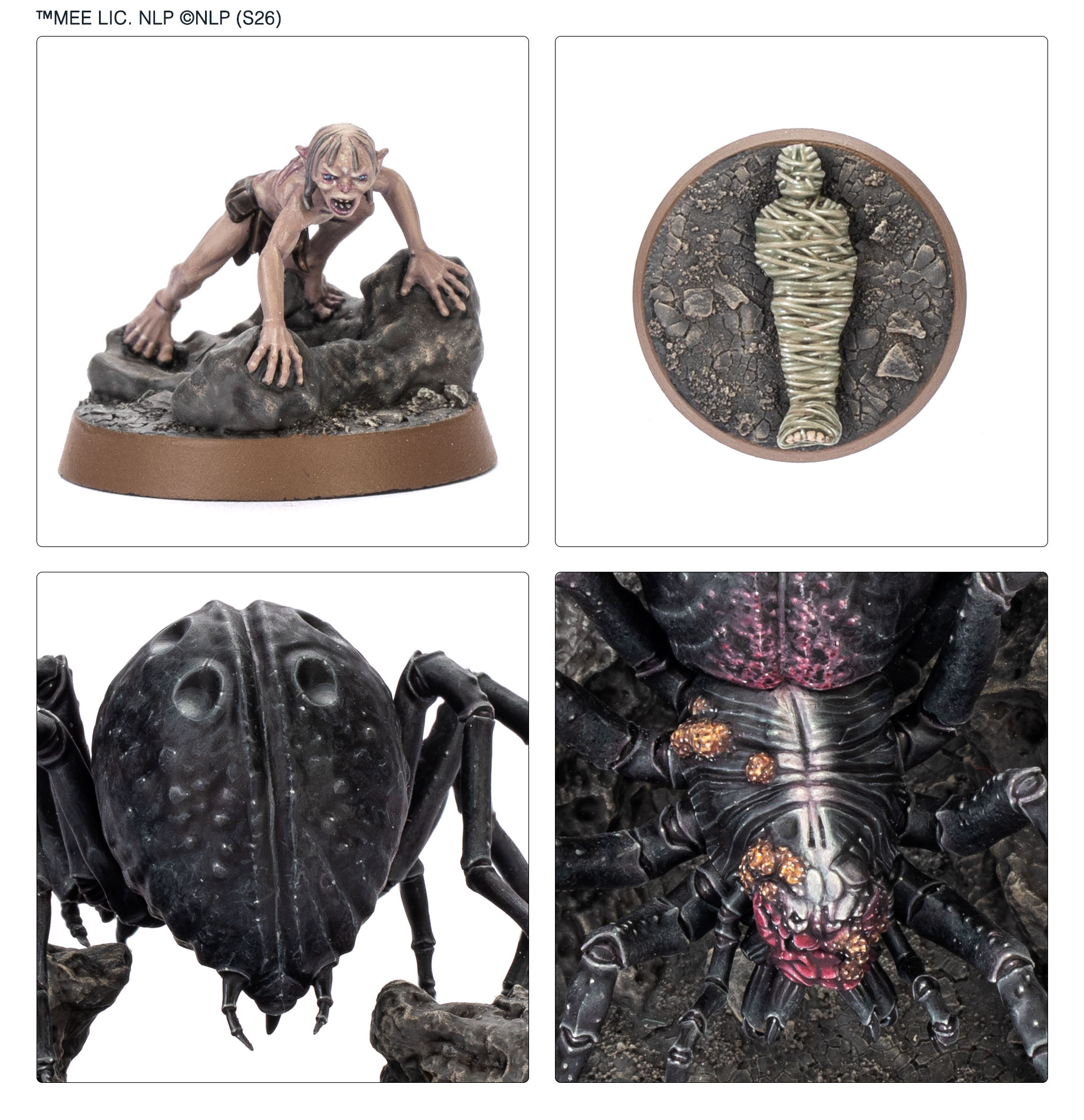 The Lord of the Rings - Middle-Earth Strategy Battle Game - Shelob & Gollum (2 miniatures) – preview 3