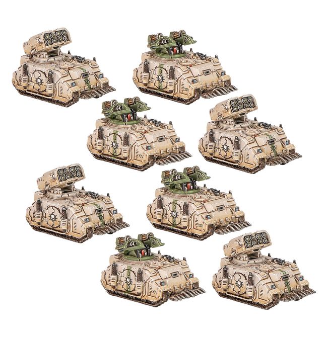 Legions Imperialis: Whirlwind and Scorpius Missile Tank Squadrons - view 1