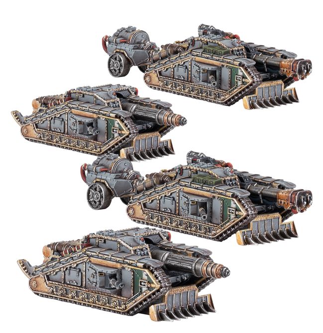 Legions Imperialis: Malcador Infernus and Valdor Tank Destroyers - view 1