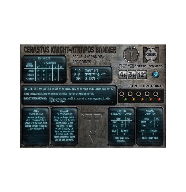 Legions Imperialis: Mechanicum Cerastus Knights Atrapos - view 6