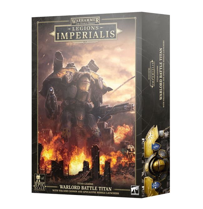 Legions Imperialis: Warlord Titan With Volcano Cannons and Apocalypse Missile Launcher - view 7