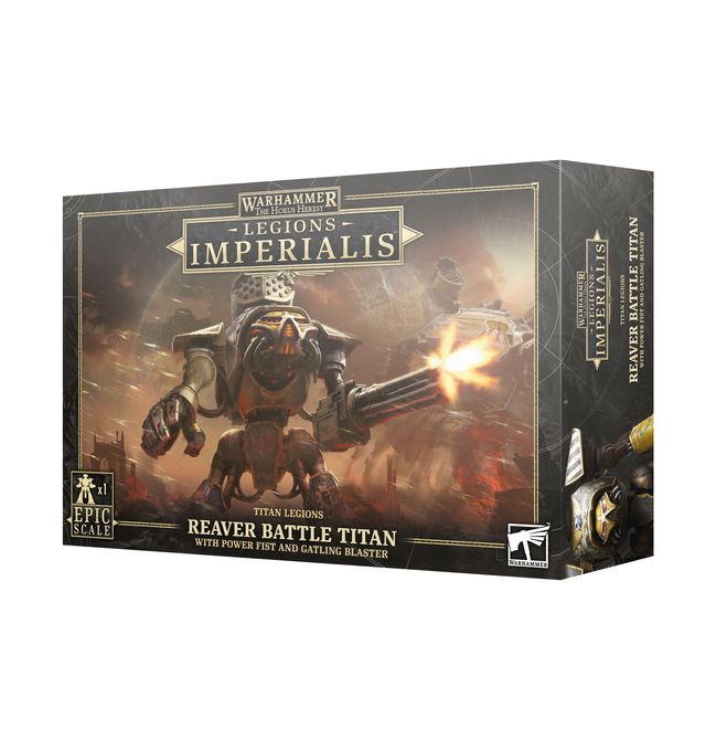 Legions Imperialis: Reaver Battle Titan with Power Fist and Gatling Blaster - view 7