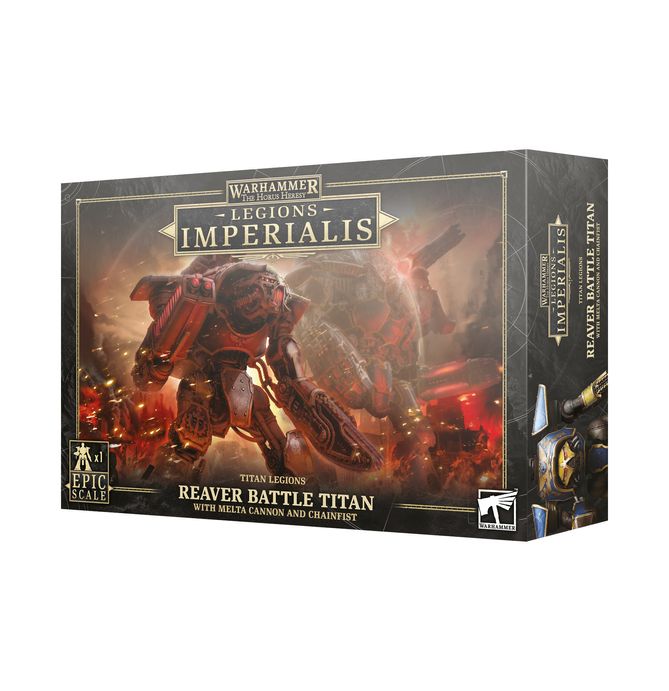 Legions Imperialis Reaver Battle Titan with Melta Cannon and Chainfist