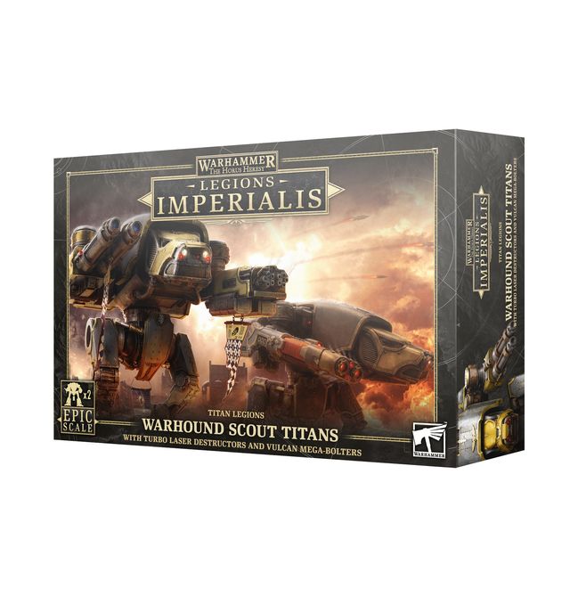 Legions Imperialis: Warhound Scout Titans with Turbo-laser Destructors and Vulcan Mega-Bolters - view 9