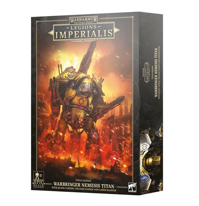 Legions Imperialis: Warbringer Nemesis Titan with Quake Cannon, Volcano Cannon, and Laser Blaster - view 7
