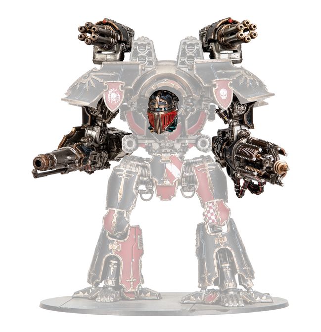 Warlord Titan Weapons: Quake Cannon, Conversion Beam Extirpator, Paired Gatling Blasters, and Paired Turbo-Laser Destructors - view 1