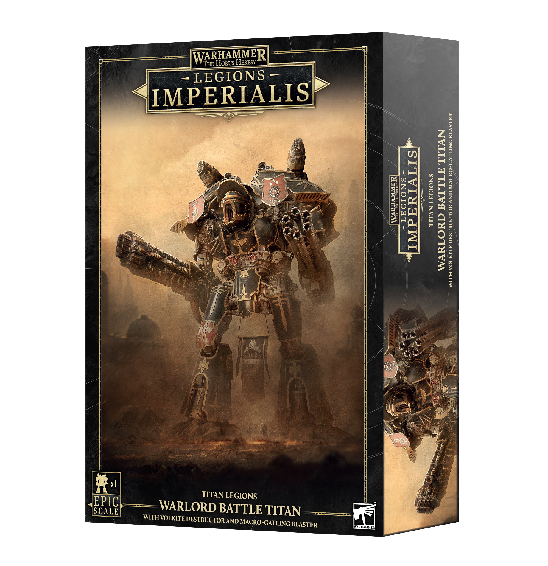 Legions Imperialis: Warlord Titan with Volkite Destructor and