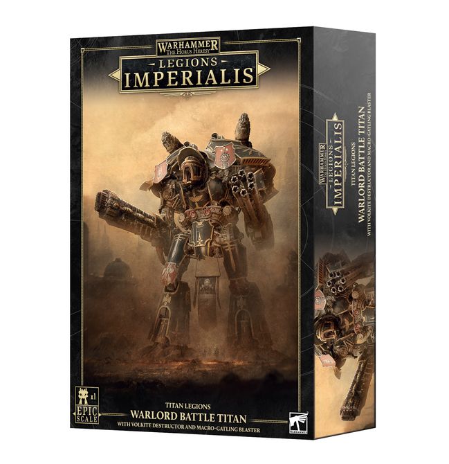 Legions Imperialis: Warlord Titan with Volkite Destructor and Macro-Gatling Blaster - view 7