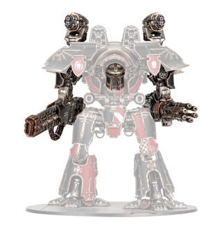 Warlord Titan Weapons: Volkite Destructor, Macro-Gatling Blaster, Graviton Ruinator, and Vulcan Mega-Bolter Array