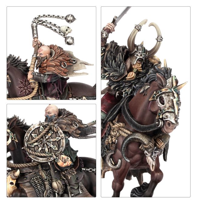 Chaos Marauder Horsemen – detaily jezdců