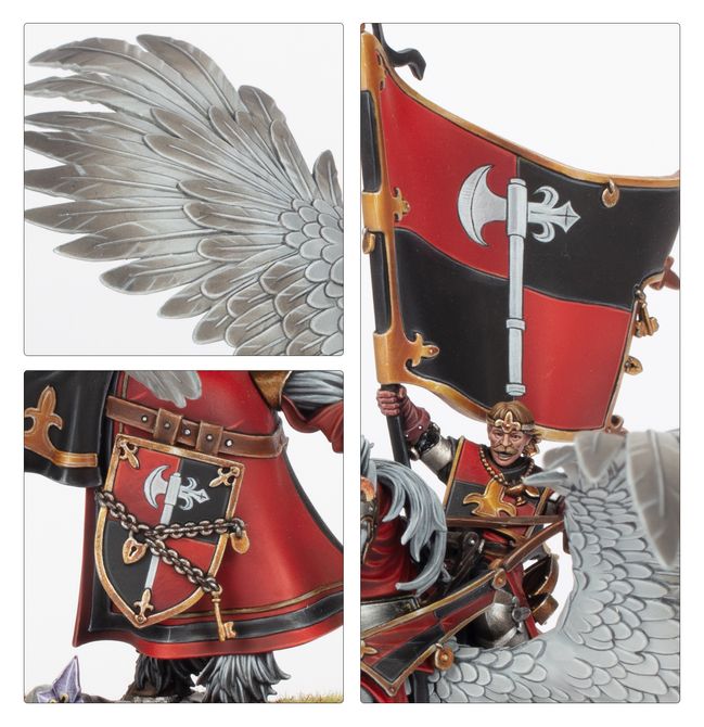 Battle Standard Bearer on Royal Pegasus - view 3