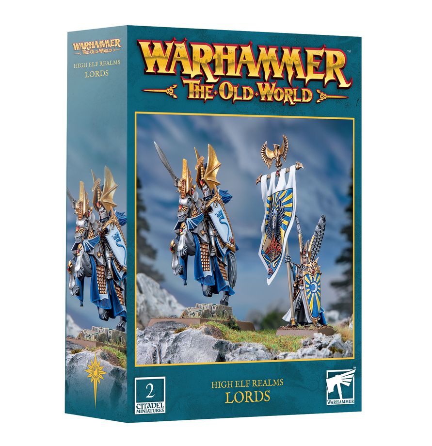 Zostavené miniatúry High Elf Lords