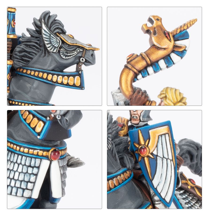 Silver Helms arrayed for battle on the tabletop