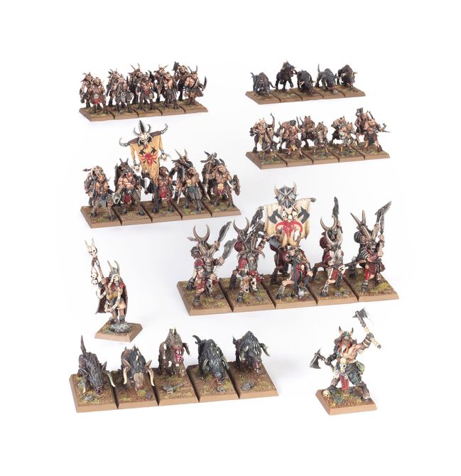 Beastmen Brayherds: Battle March Army - view 1