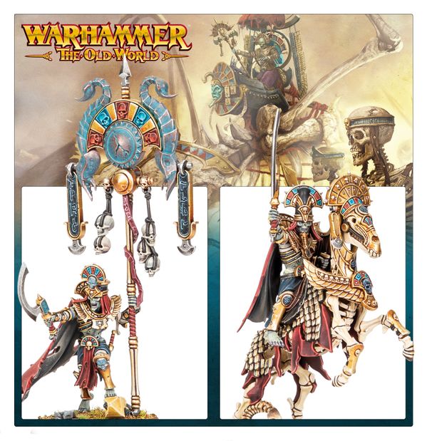 Tomb Herald Avec Battle Standard - Warhammer - Figurine En Métal - Occasion