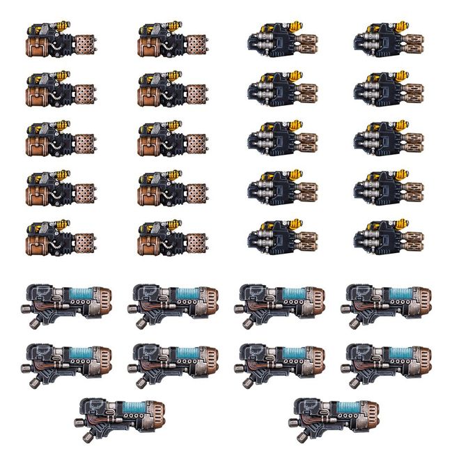 Heavy Weapons Upgrade Set – Heavy Flamers, Multi-meltas, and Plasma Cannons - view 1