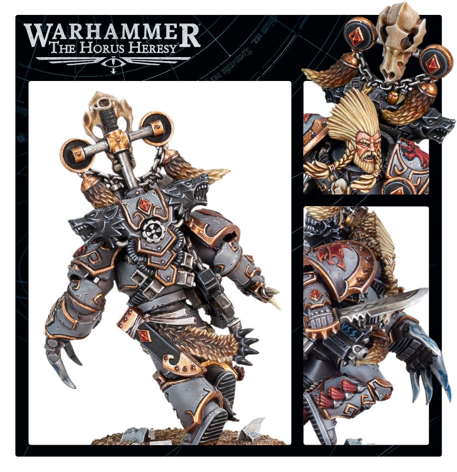 JOYTOY ウォーハンマー40K GEIGOR FELL-HAND JOYTOY WARHAMMER Space Wolves Geigor Fell-Hand Action Figure