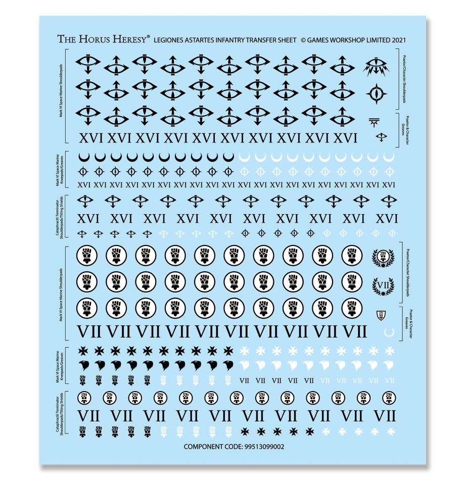 Space Marines - Adeptus Astartes Datasheet & Index Card Folio for