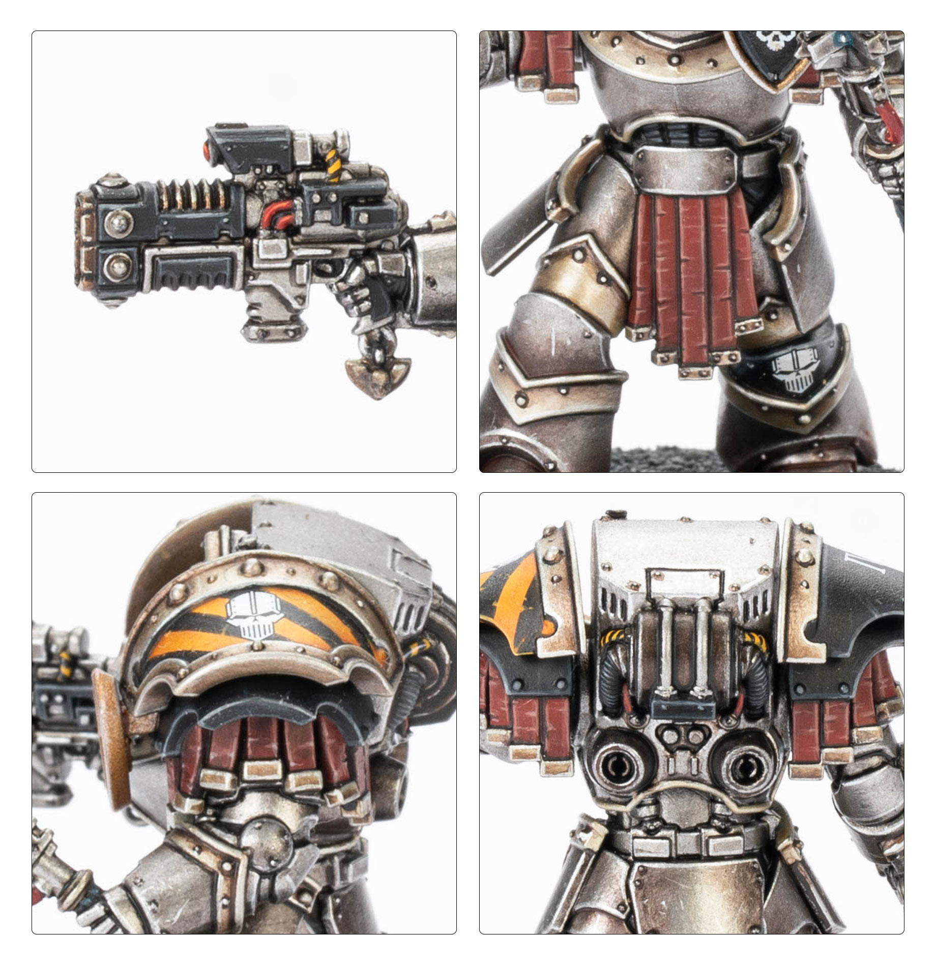 Warhammer: Horus Heresy - Legiones Astartes - Cataphractii Terminators with Volkite Chargers and Power Mauls (6 figurek) – náhled 3