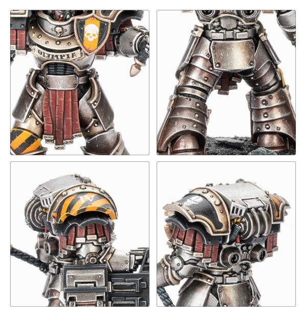 Cataphractii Terminators with Volkite Chargers and Power Mauls