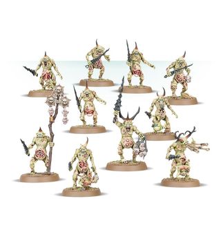 Games Workshop Warcry: Rotmire Creed - 10 Unpainted Miniatures For Maggotkin Of Nurgle